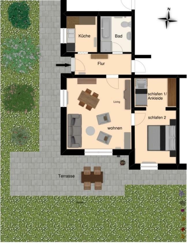 אידשטיין Nette Ferienwohnung Mit Eigenem Eingang Und Sonnenterrasse מראה חיצוני תמונה